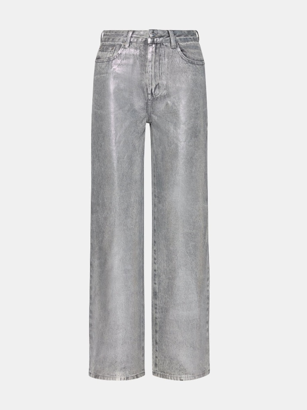 Steve Madden Straight Leg Metallic Jeans NWT
